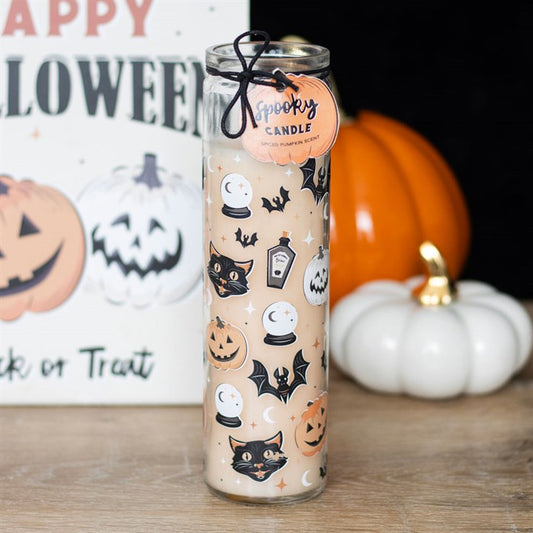 Spooky Spice Pumpkin Tube Candle