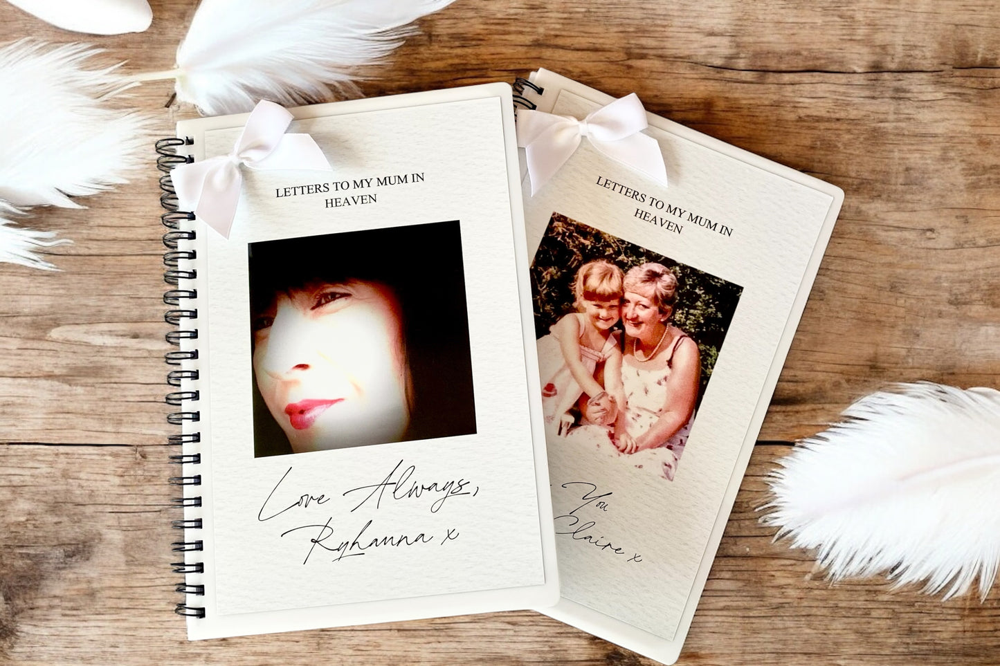 Photo Upload Personalised Letters To Heaven Notebook