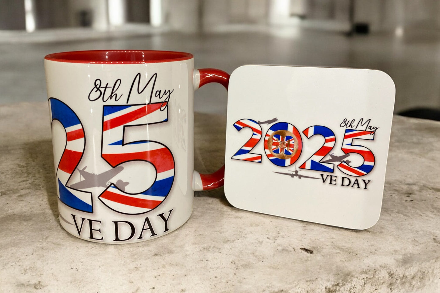 VE Day 80th Anniversary Mug & Coaster Sets