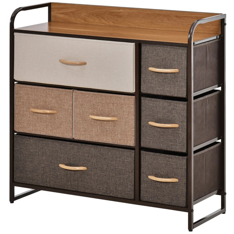 7-Drawer Dresser, Fabric Chest of Drawers.