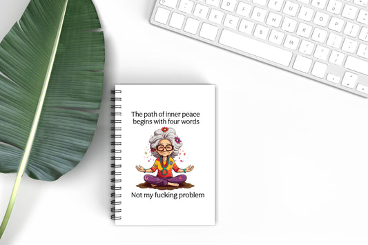 The Path Of Inner Peace ...... Gift Set - Mug & Notebook & FREE Keyring