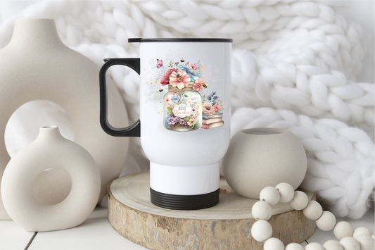 Best Teacher Floral - Mug or Travel Mug