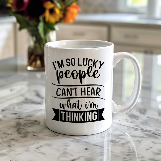 Thinking Humour Mug or Travel Mug