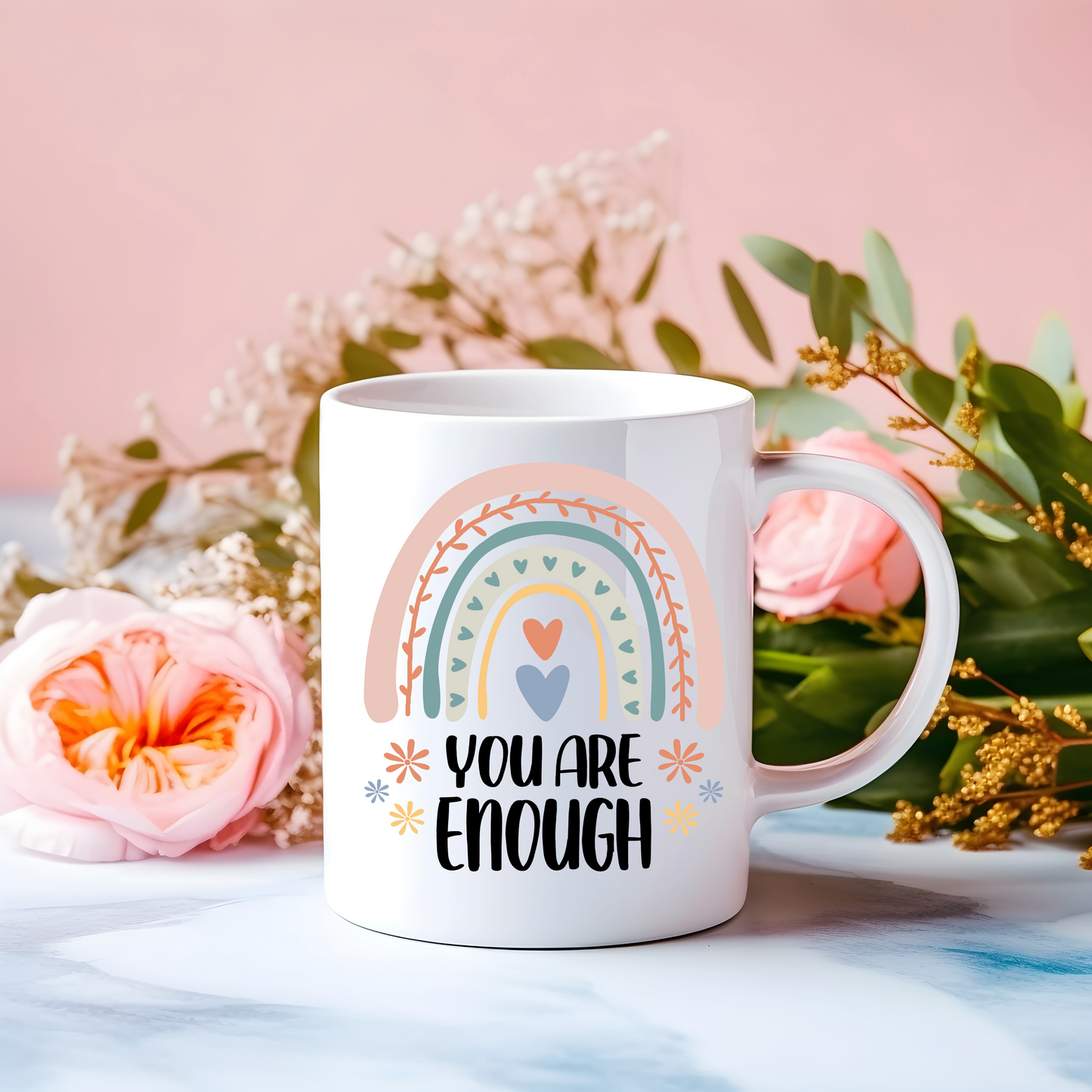 You Are Enough Mug or Travel Mug