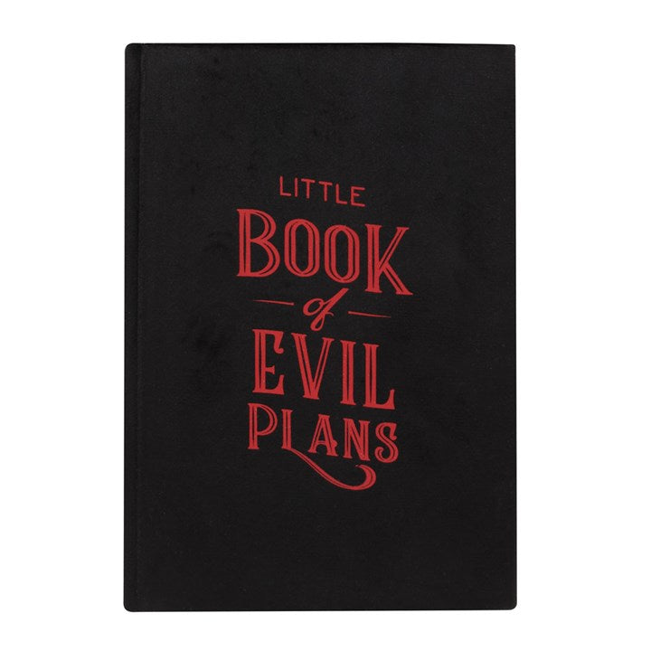 Little Book Of Evil Plans - Velvet A5 Notebook