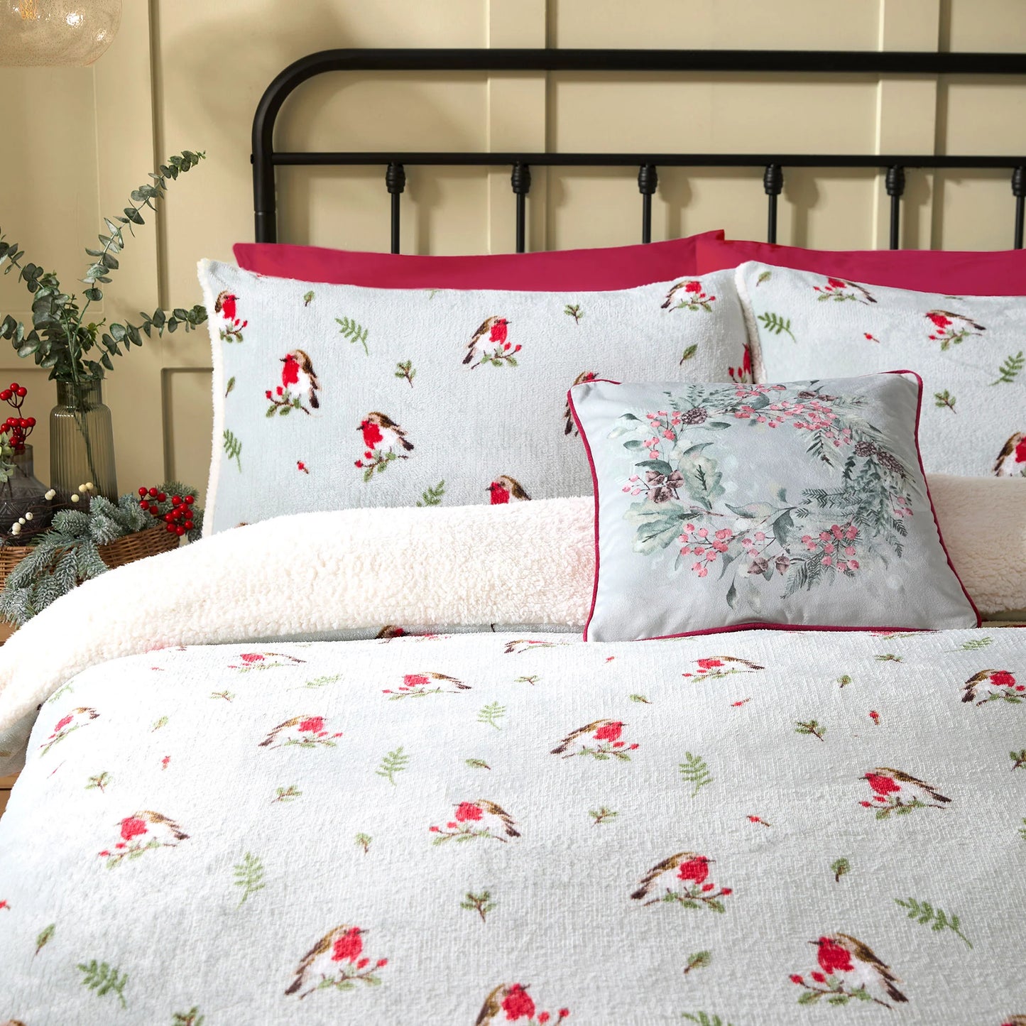 Winter Robin Duvet Cover Set