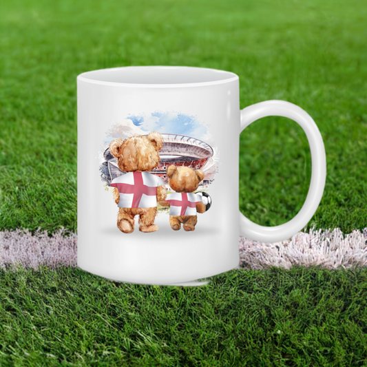 England Football Bear Mug-4 Options Available
