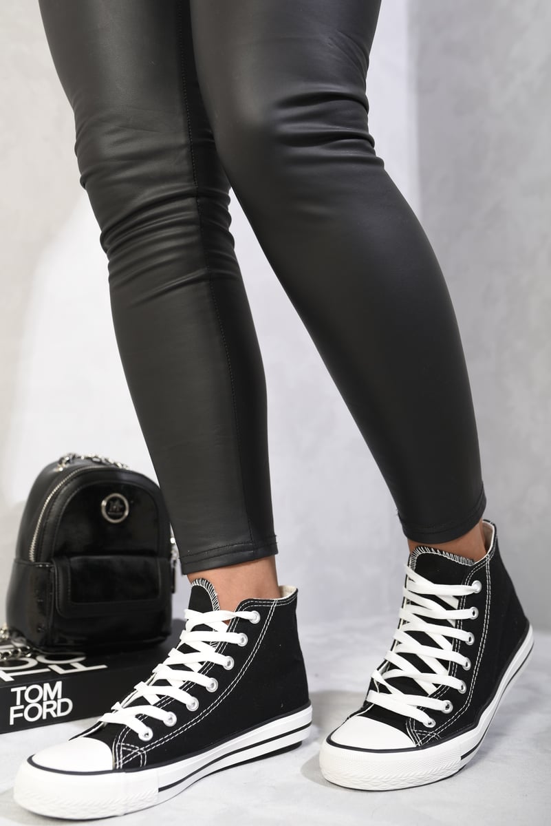 Andrea High Top Lace Up Trainers