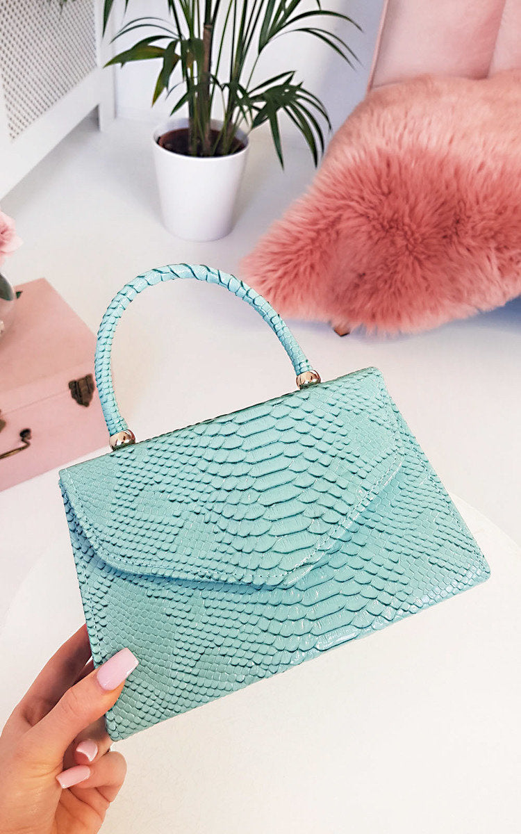 Croc Print Handbag