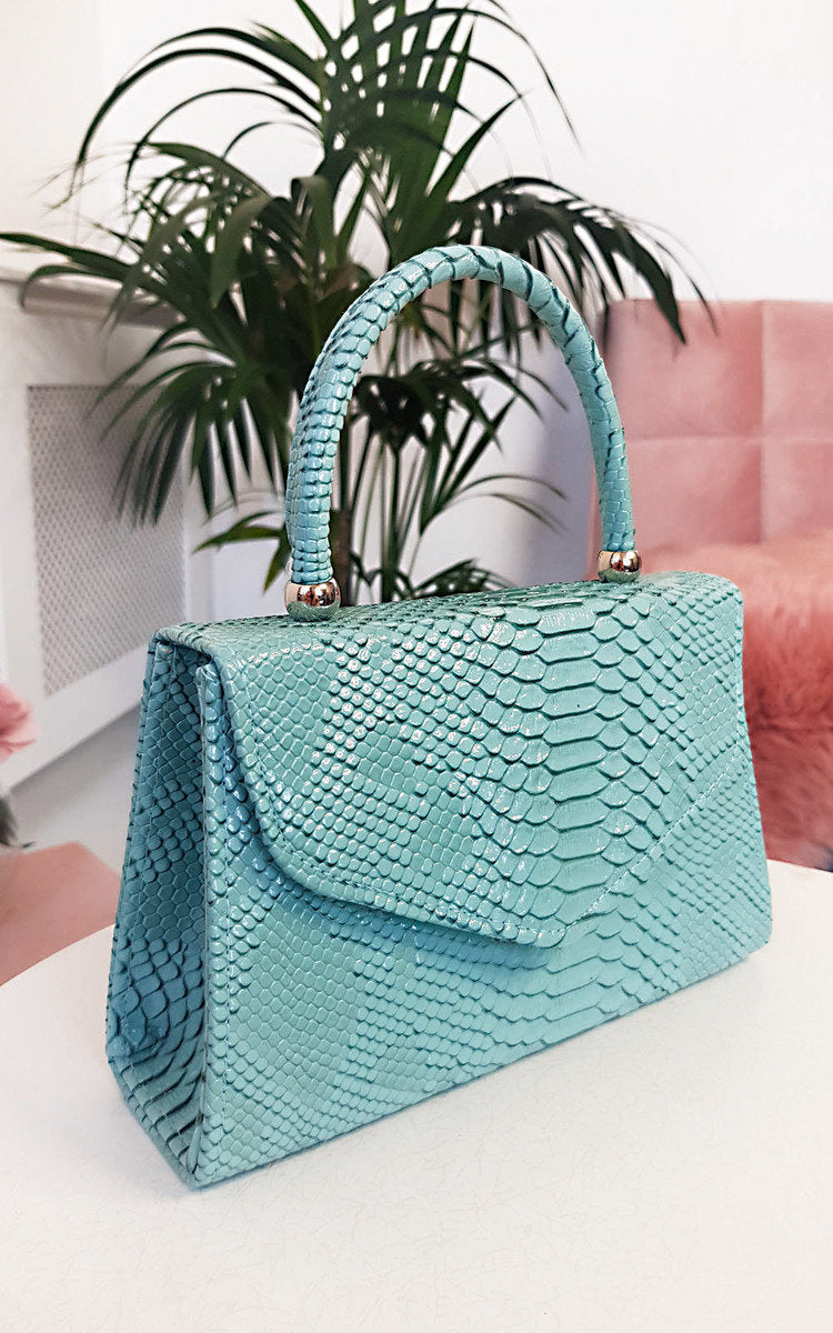 Croc Print Handbag