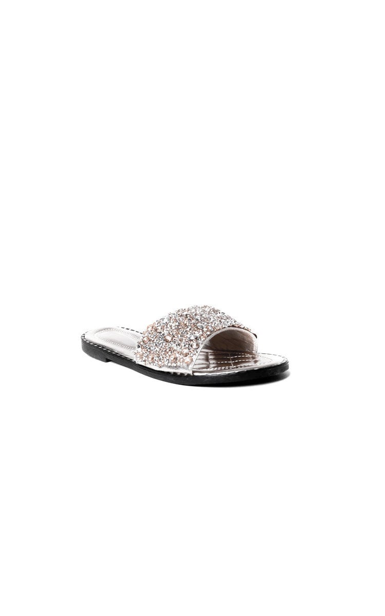 Sofie Embellished Slip On Sandals