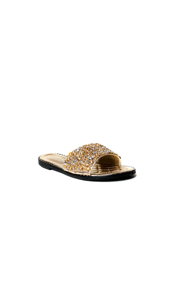 Sofie Embellished Slip On Sandals