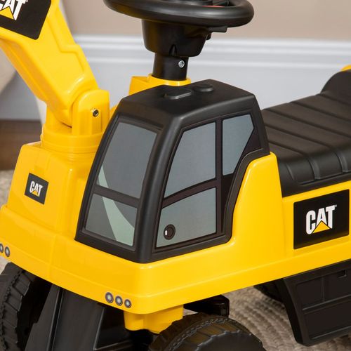 CAT Licensed Kids Construction Ride-On Digger, for ages 1-3 Years