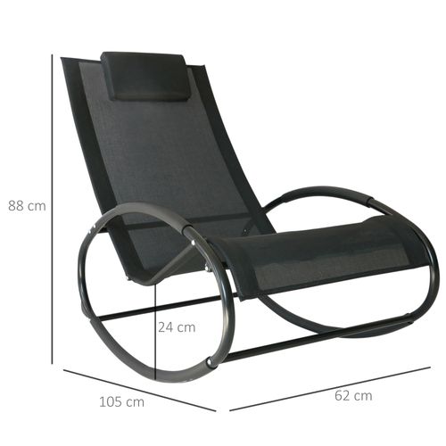 Orbital Zero Gravity Rocking Chair, 88H cm