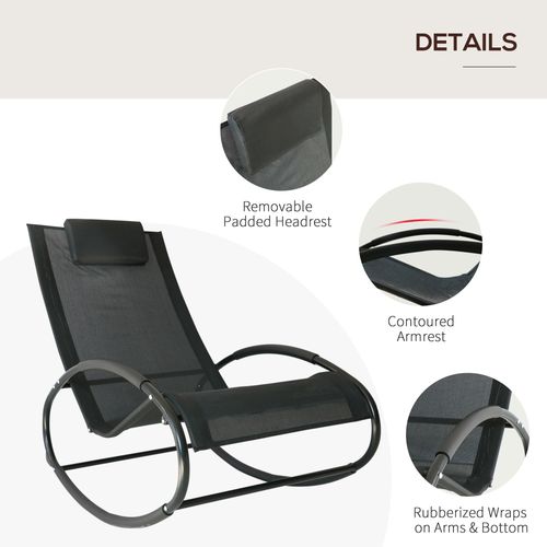 Orbital Zero Gravity Rocking Chair, 88H cm