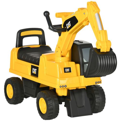 CAT Licensed Kids Construction Ride-On Digger, for ages 1-3 Years