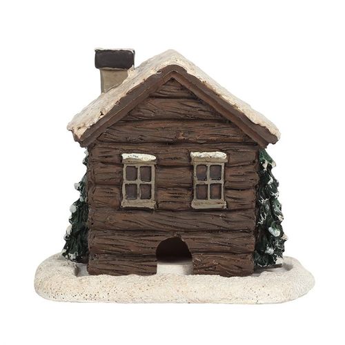 Log Cabin Incense Cone Burner