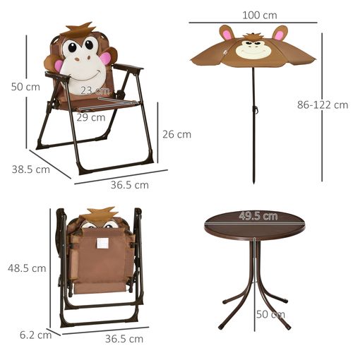 Kids Foldable Four-Piece Garden Set