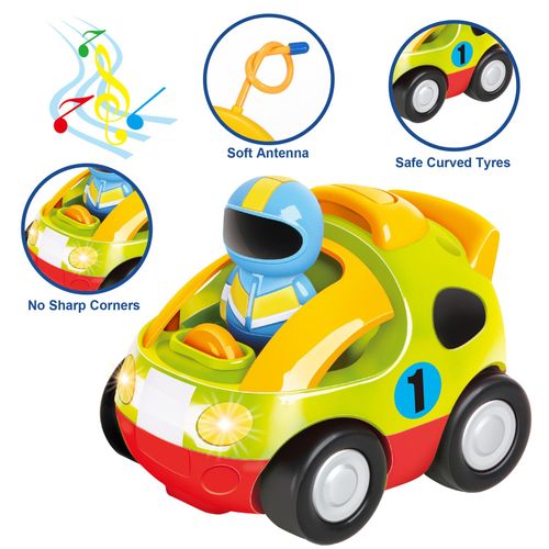 My First Remote Controlled Car for Toddlers with Light and Sound - Green