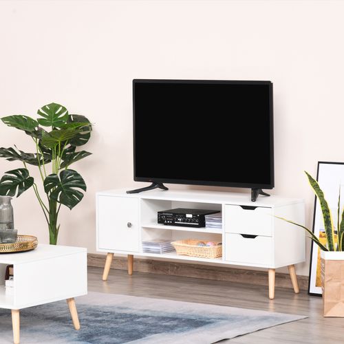 Modern TV Stand Storage Shelf Media Console Table