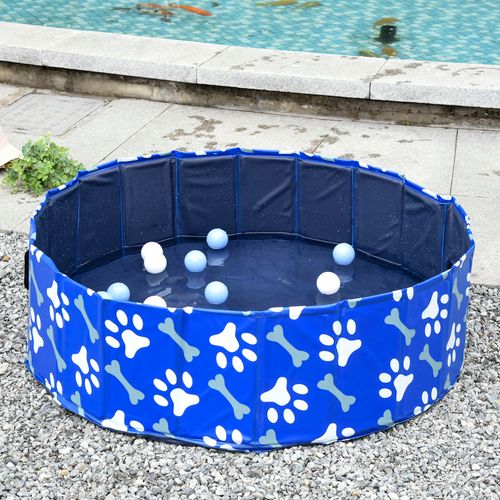 Dog Swimming Pool Foldable Pet Bathing Shower Tub Padding Pool -100cm