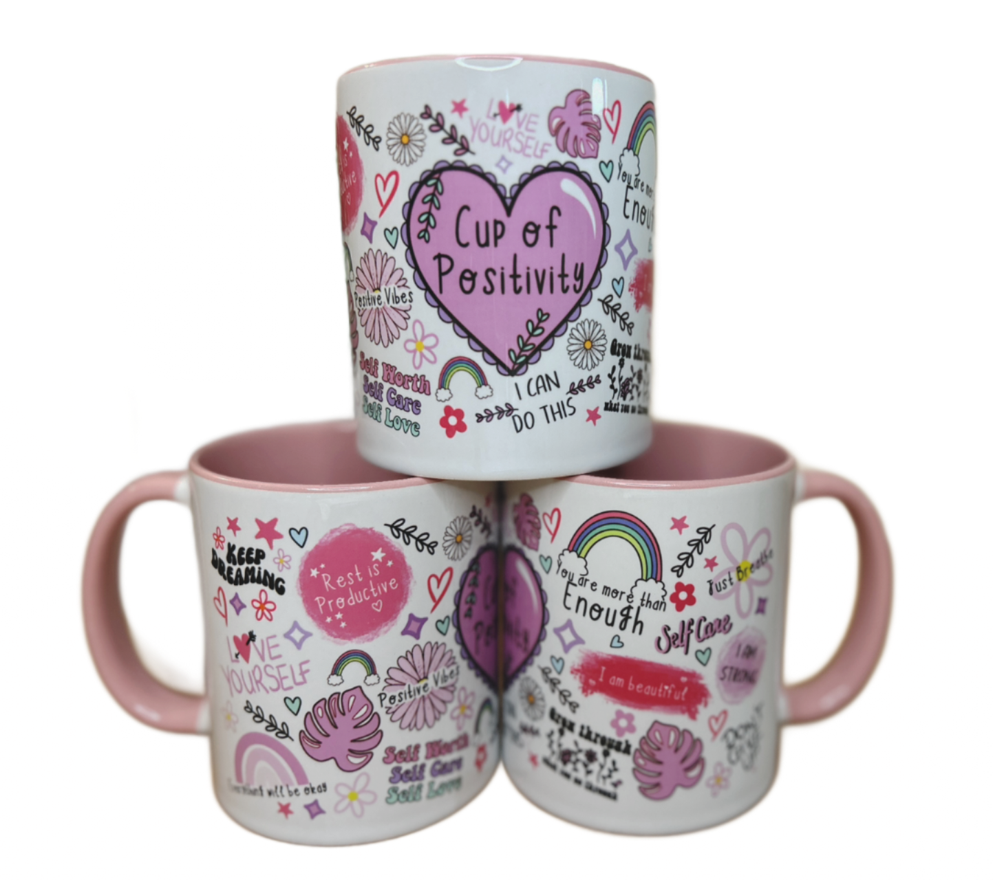 Cup Of Positivity Mug or Travel Mug