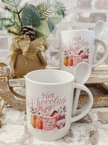 Hot Chocolate Gonk Mug & Spoon