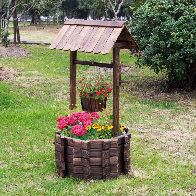 Wishing Well Planter Bucket