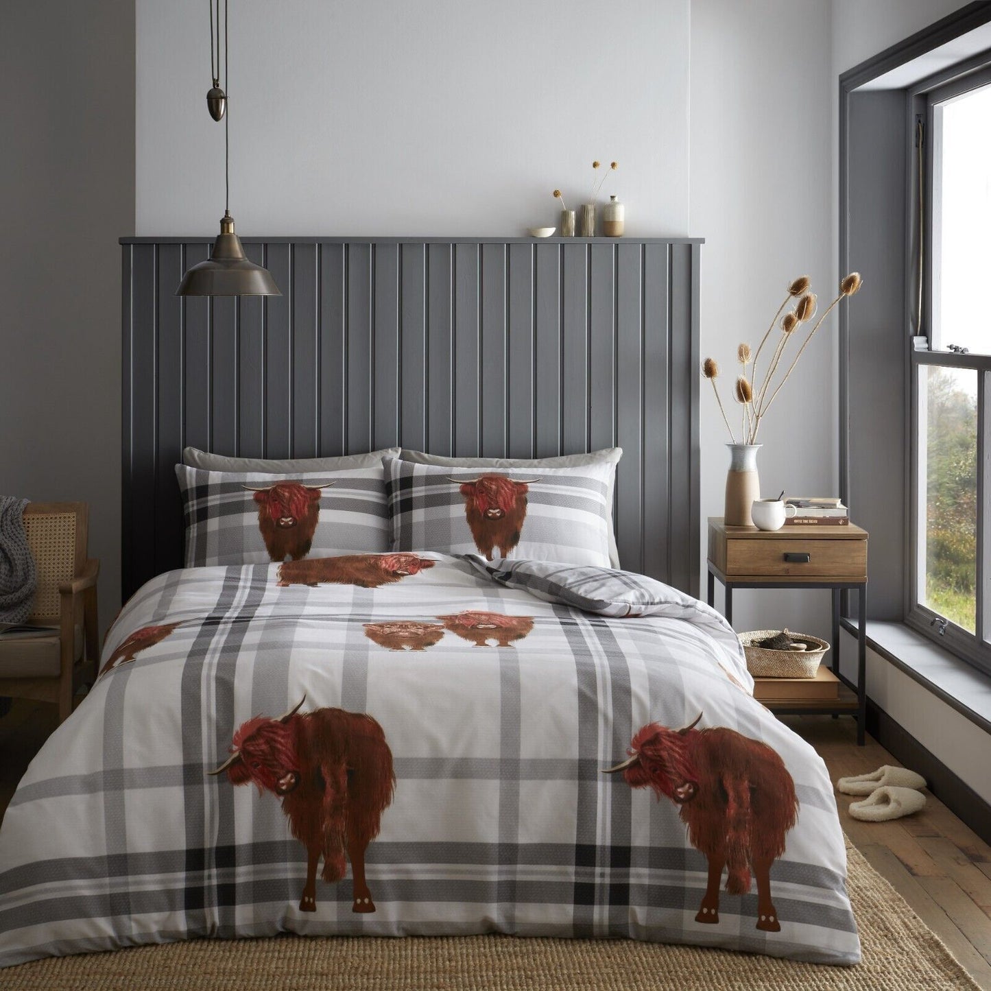 Highland Cow Bedding Set