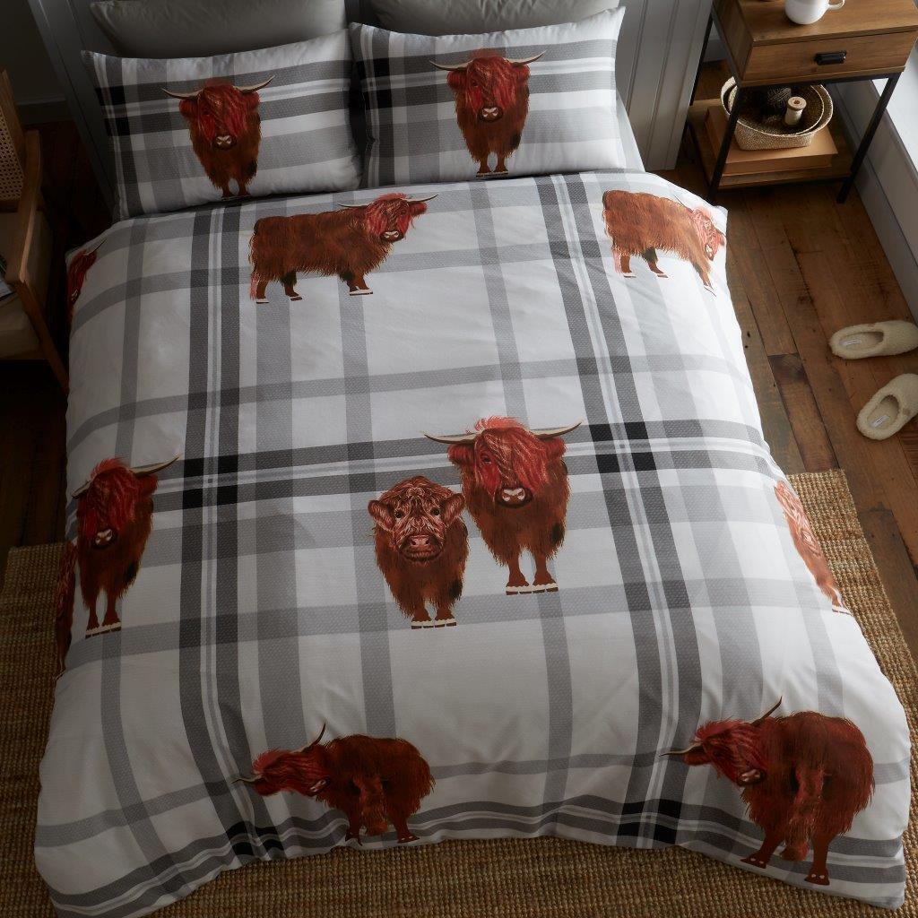 Highland Cow Bedding Set