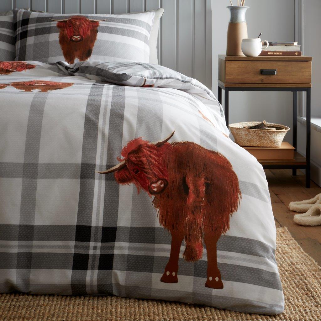 Highland Cow Bedding Set