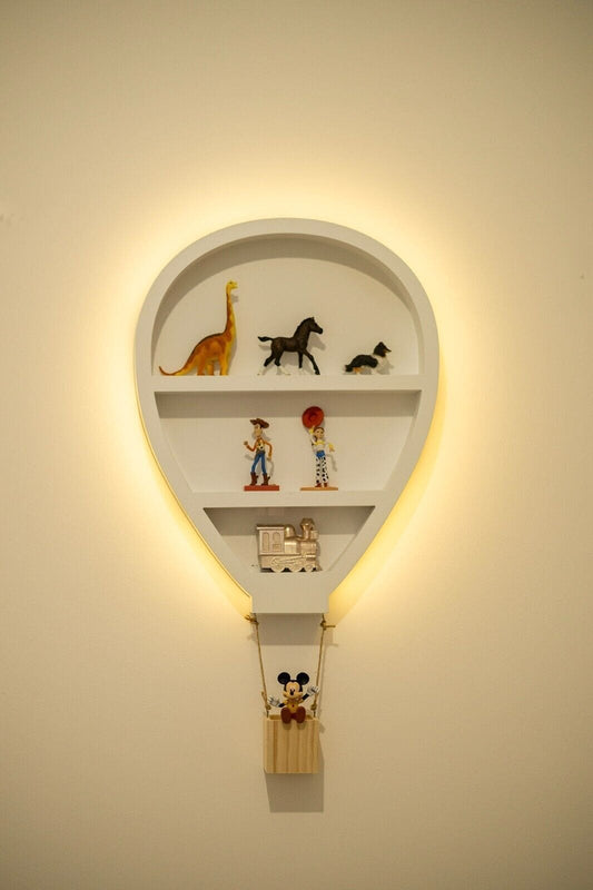 Hot Air Balloon Shelf With LED lights