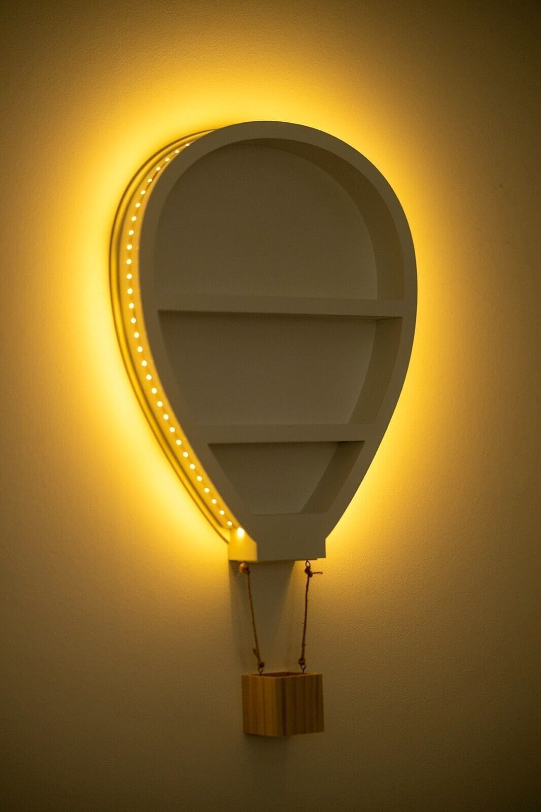 Hot Air Balloon Shelf With LED lights