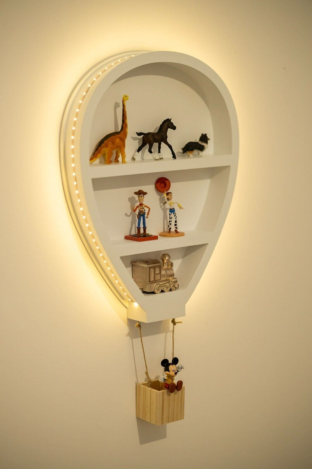 Hot Air Balloon Shelf With LED lights