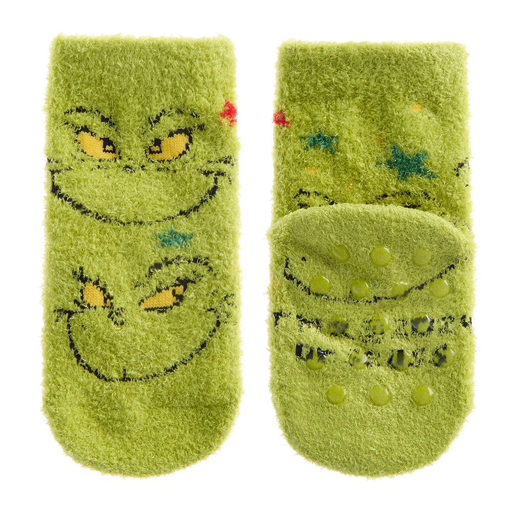 Kids Christmas The Grinch Cosy Socks 1 Pair