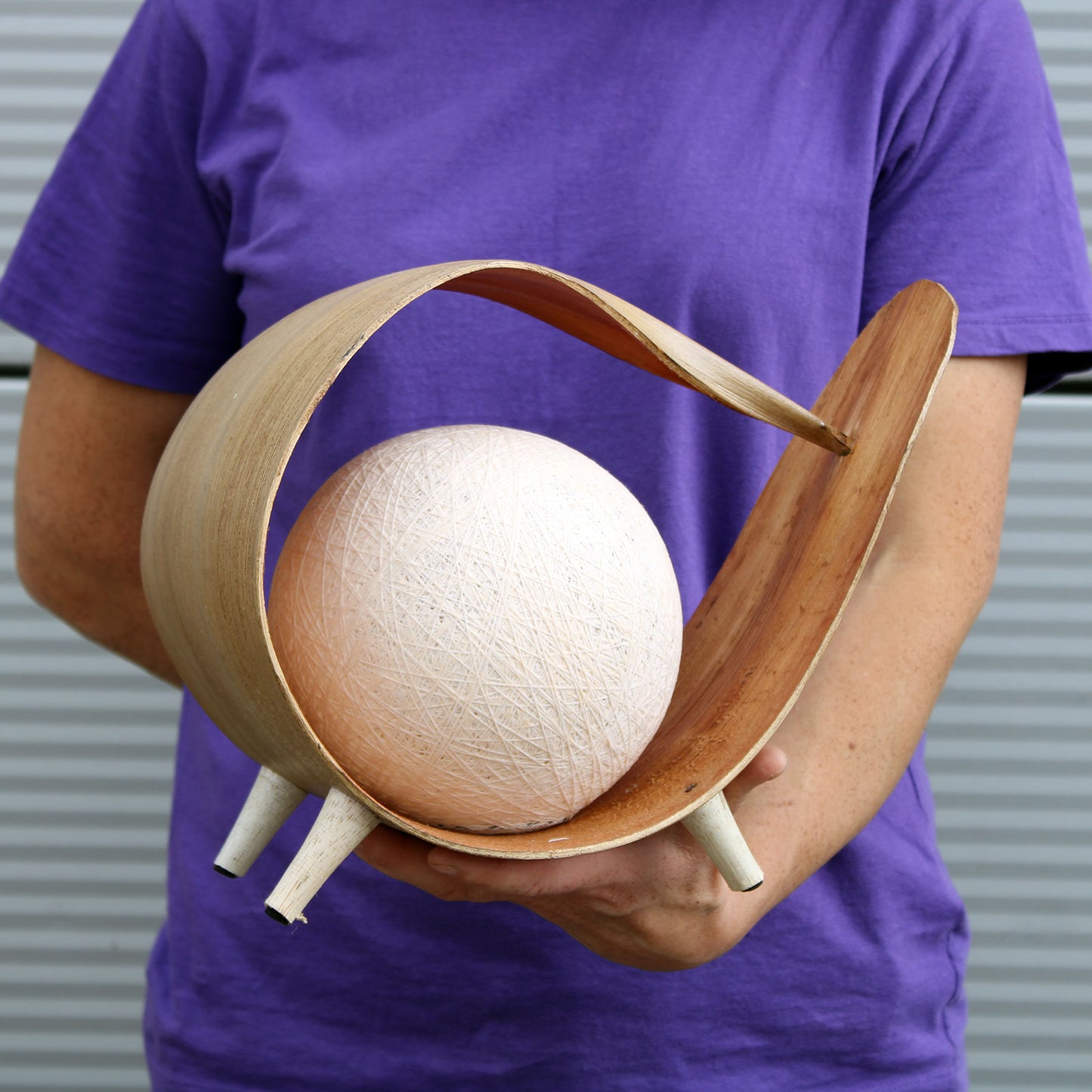 Natural Coconut Lamp - Natural Loop