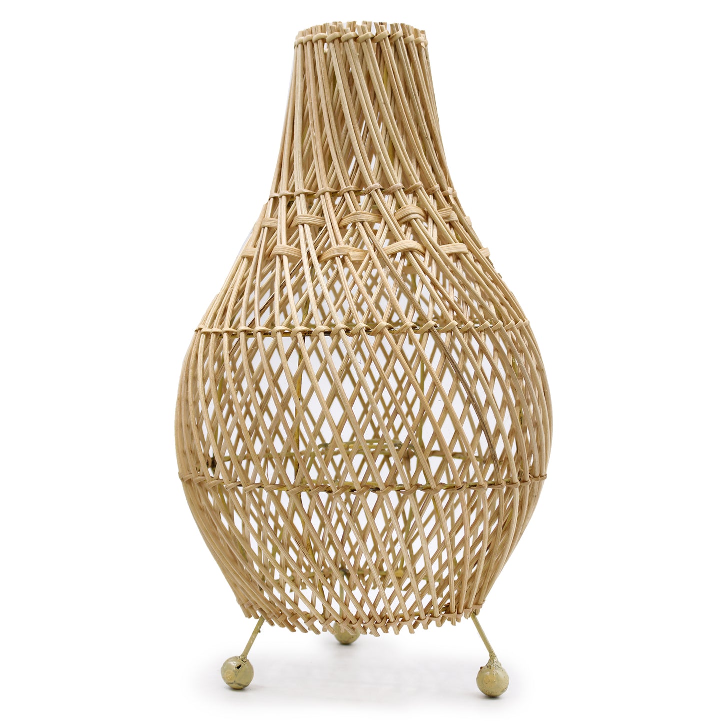 Natural Rattan Table Lamps - Black , Dark Brown or Natural