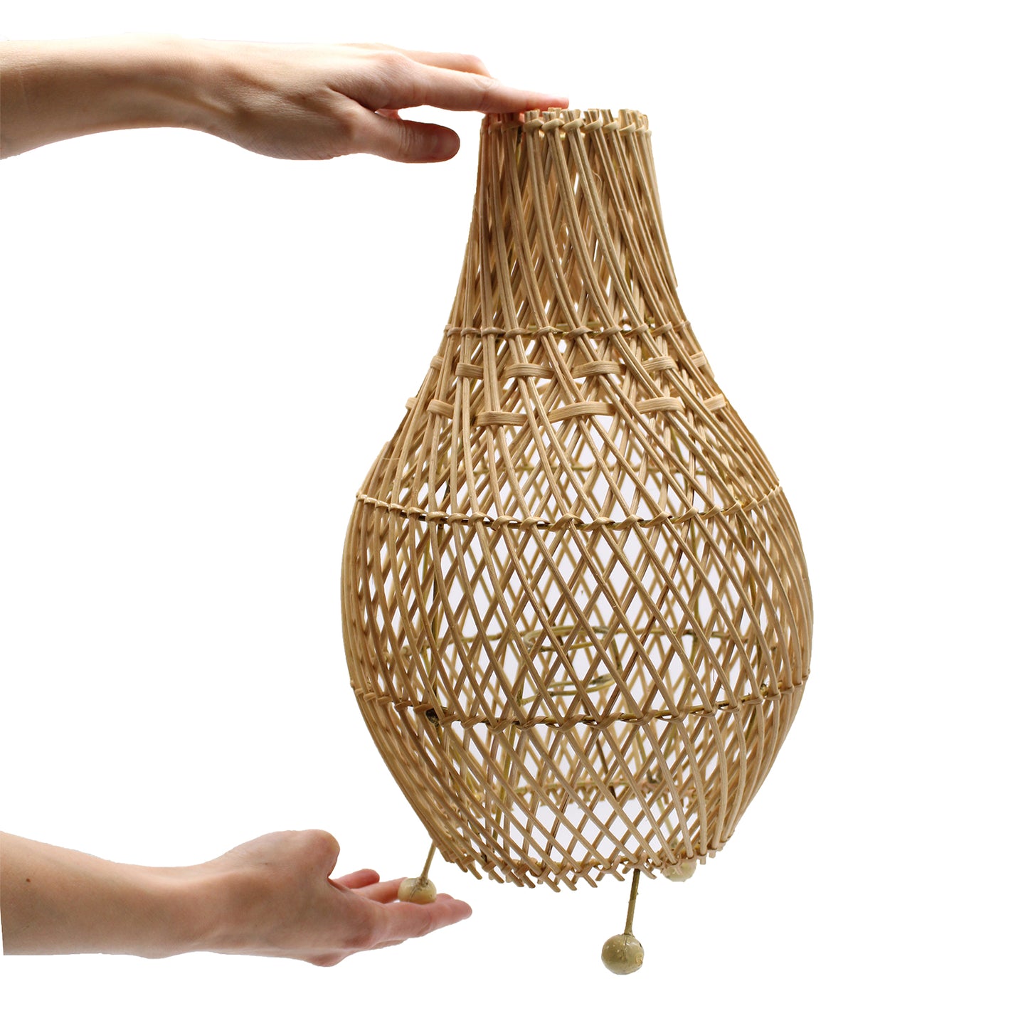 Natural Rattan Table Lamps - Black , Dark Brown or Natural