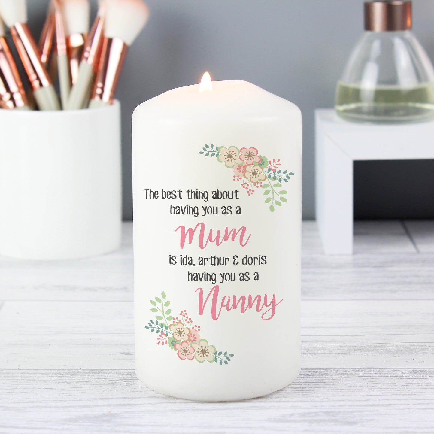 Personalised The Best Thing Pillar Candle