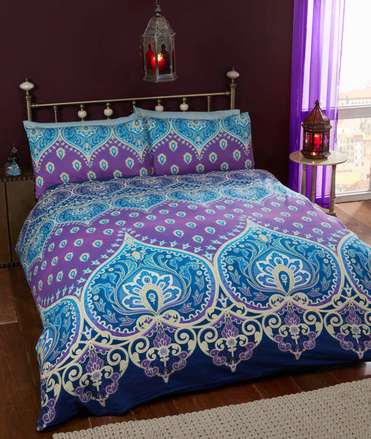 Asha Duvet Set - Sapphire