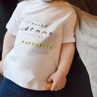 Personalised Favourite Relative Children's T-shirt