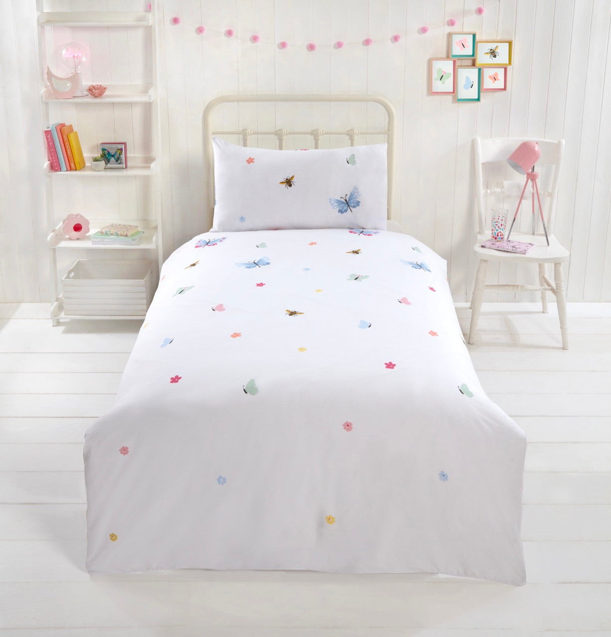 Butterflies and Bees Bedding Set