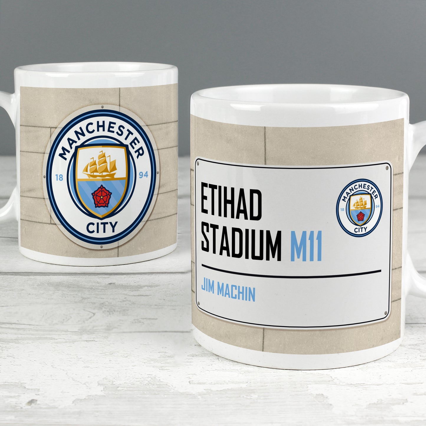 Manchester City FC Street Sign Mug