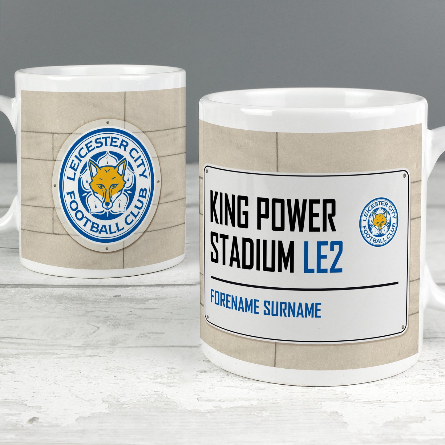 Leicester City FC Street Sign Mug