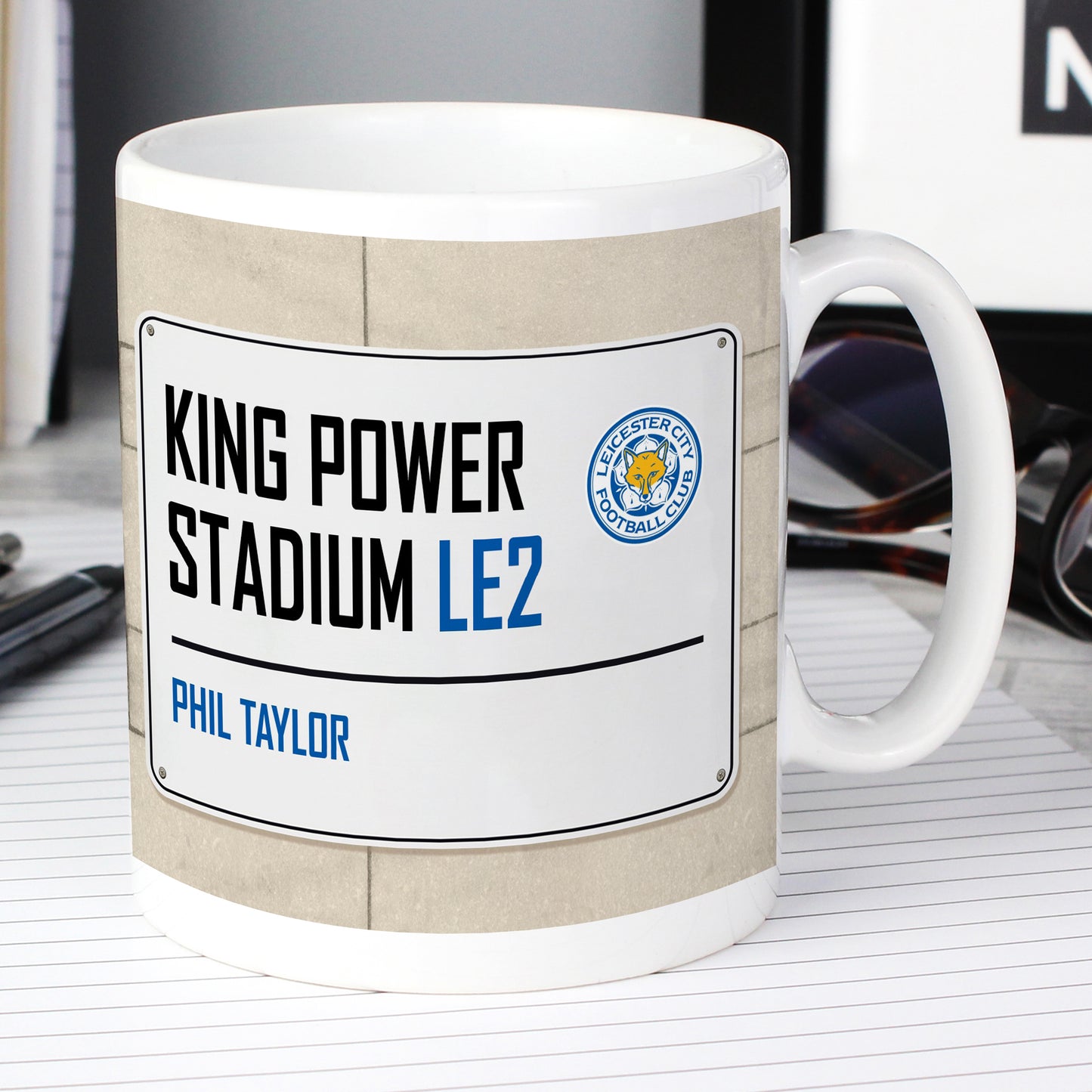 Leicester City FC Street Sign Mug