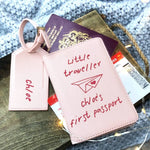 Personalised My First Passport Set - 4 Colour Options