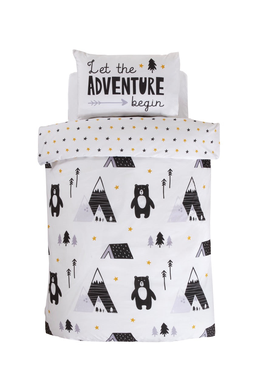 Scandi Bears Adventure Reversible Duvet Cover Set