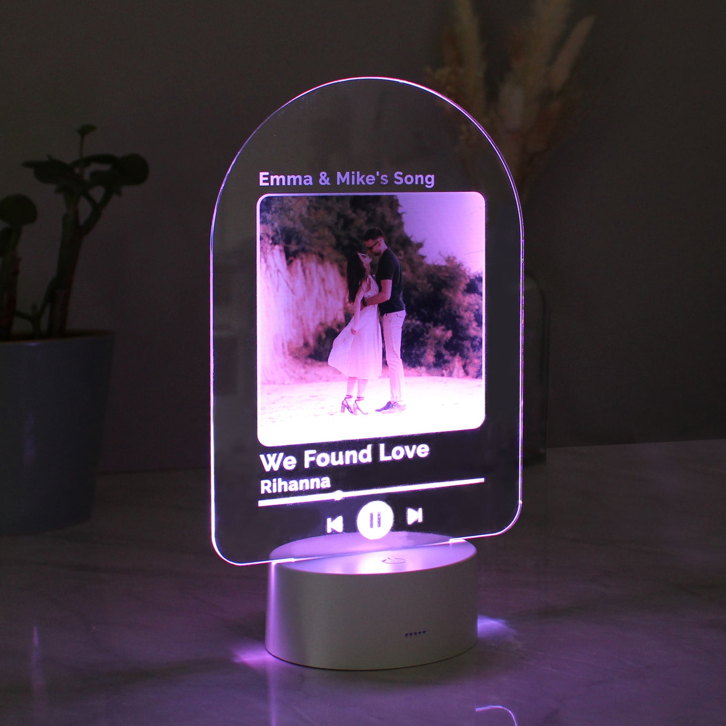 Personalised Any Song LED Colour Changing Light