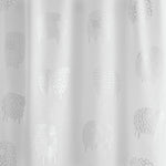 Voile Panel Dotty Sheep in White