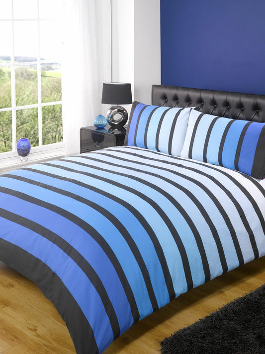 Soho Stripe Bedding - Blue